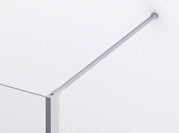RONAL DIVERA D22WI1V stena walk-in 100x200 cm, aluchróm/číre sklo D22WI1H 100 50 07 Obrázek - fotka