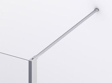 RONAL DIVERA D22WI1V stena walk-in 140x200 cm, aluchróm/číre sklo D22WI1H 140 50 07 Obrázek - fotka
