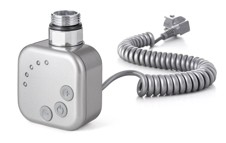 P.M.H. HT2 vykurovacia tyč 120W, elektrická, krútený kábel, s termostatom, chróm PMH-HT2-C-120W Obrázek - Hlavní obrázek