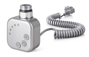 P.M.H. HT2 vykurovacia tyč 120W, elektrická, krútený kábel, s termostatom, chróm