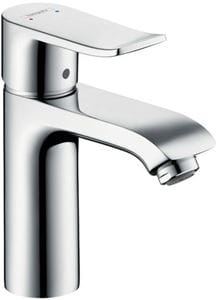 HANSGROHE METRIS umývadlová stojanková batéria pre beztlakové ohrievače vody, s odtokovou súpravou, EcoSmart, chróm