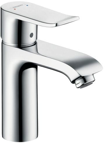 HANSGROHE METRIS umývadlová stojanková batéria pre beztlakové ohrievače vody, s odtokovou súpravou, EcoSmart, chróm 31074000 Obrázek - Hlavní obrázek