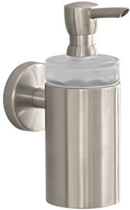 HANSGROHE LOGIS dávkovač tekutého mydla 125ml, nástenný, sklo, kartačovaný nikel