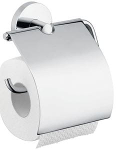 HANSGROHE LOGIS držiak toaletného papiera s krytom, nástenný, chróm