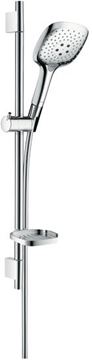 HANSGROHE RAINDANCE SELECT E 150 3JET sprchová súprava 4-dielna, ručná sprcha 150x150 mm, 3 prúdy, tyč, hadica, mydelnička, chróm