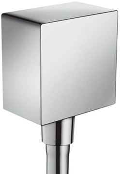 HANSGROHE FIXFIT SQUARE prípojka hadice 64x64mm, so spätným ventilom, chróm