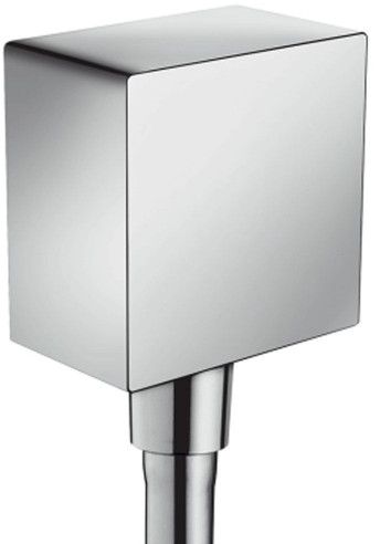 HANSGROHE FIXFIT SQUARE prípojka hadice 64x64mm, so spätným ventilom, chróm 26455000 Obrázek - Hlavní obrázek