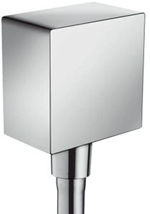 HANSGROHE FIXFIT SQUARE prípojka hadice 64x64mm, so spätným ventilom, chróm