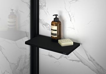HÜPPE SELECT+ stena walk-in 120x200 cm, black edition/číre sklo SL0305.123.322 Obrázek - fotka