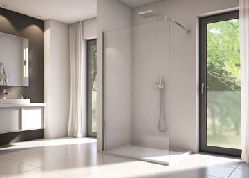CONCEPT 200 CON4P stena walk-in 130x200 cm, aluchróm/číre sklo CON4P1305007 Obrázek - fotka