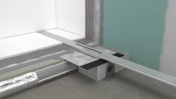 HANSGROHE 800 RAINDRAIN FLEX vrchná sada sprchového žľabu, skracovateľný, pre inštaláciu voľne na plochu, matná čierna 56044670 Obrázek - fotka