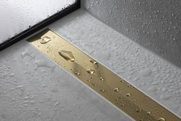 HANSGROHE 900 RAINDRAIN FLEX vrchná sada sprchového žľabu, skracovateľný, pre inštaláciu voľne na plochu, kartáčovaná nerez oceľ 56045800 Obrázek - fotka