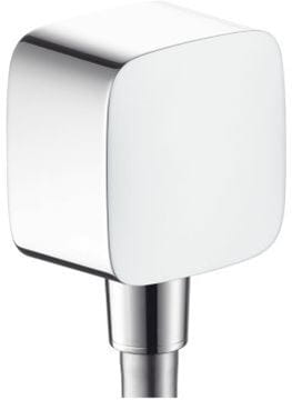 HANSGROHE FIXFIT SQUARE prípojka hadice 64x64mm, G1/2", so spätným ventilom, chróm