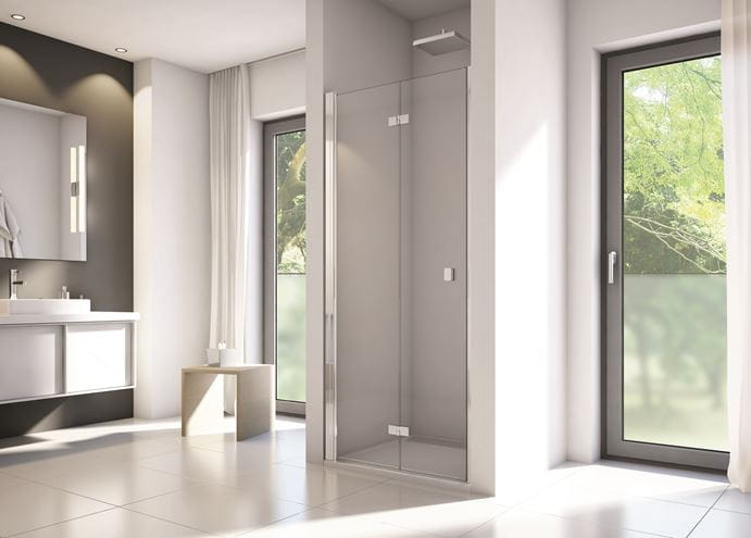 CONCEPT 200 sprchové dvere 90x200 cm, skladacie, pravé, aluchróm/číre sklo CONF1D0905007 Obrázek - Hlavní obrázek
