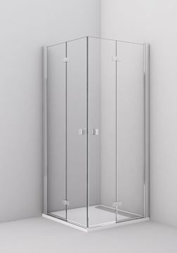 CONCEPT 200 sprchové dvere 120x200 cm, skladacie, pravé, aluchróm/číre sklo CONF1D1205007 Obrázek - fotka