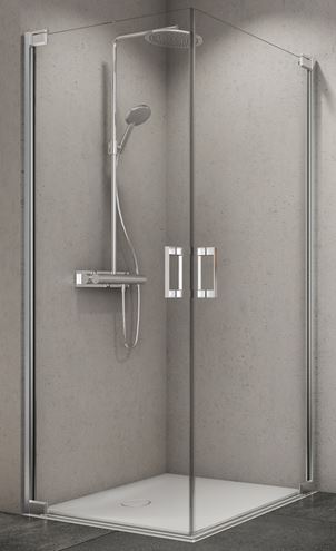 CONCEPT 300 STYLE sprchové dvere 100x200 cm, lietacie, pravé, aluchróm/číre sklo CO3P1C D 100 50 07 Obrázek - Hlavní obrázek