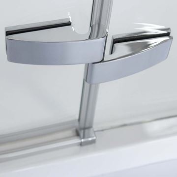 ROTH ELEGANT LINE GDNP1/1100 sprchové dvere 110x200 cm, krídlové, pravé, brillant/sklo transparent 134-110000P-00-02 Obrázek - fotka