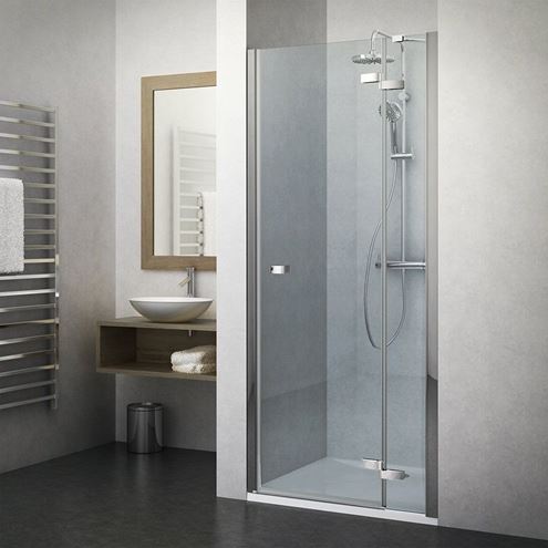 ROTH ELEGANT LINE GDNP1/1300 sprchové dvere 130x200 cm, krídlové, pravé, brillant/sklo transparent 134-130000P-00-02 Obrázek - Hlavní obrázek