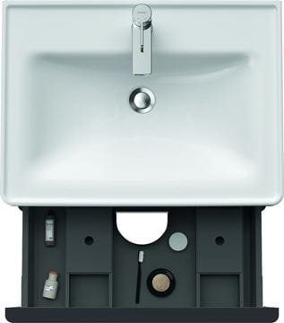 DURAVIT D-NEO skrinka s umývadlom 80x48x62,5 cm, 2 zásuvky, dub čierny DE012101616 Obrázek - fotka