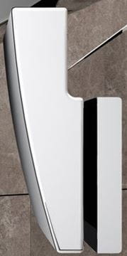 RAVAK PIVOT PSKK3 100 sprchovací kút 100x100 cm, R500, pivotové dvere, satin/sklo transparent 376AAU00Z1 Obrázek - fotka
