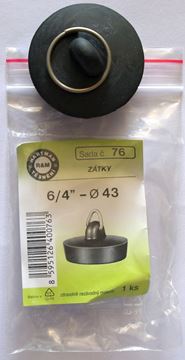 HARTMAN zátka 6/4", univerzálna, guma