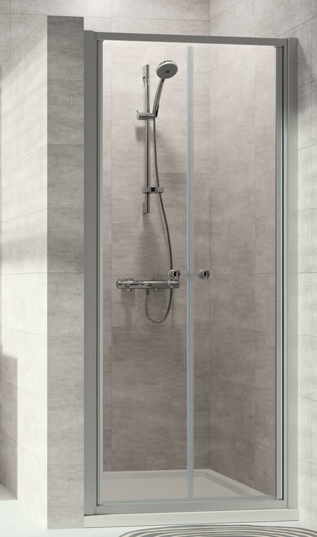 CONCEPT 100 NEW sprchové dvere 90x190 cm, lietacie, biela/číre sklo