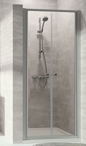 CONCEPT 100 NEW sprchové dvere 100x190 cm, lietacie, strieborná matná/číre sklo PTA25105.087.322 Obrázek - Hlavní obrázek