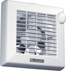 VORTICE PUNTO M 120/5" A axiálny ventilátor 120 mm, nástenný/stropný, so žalúziou