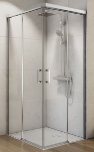 CONCEPT 300 STYLE sprchové dvere 90x200 cm, posuvné, ľavé, aluchróm/číre sklo