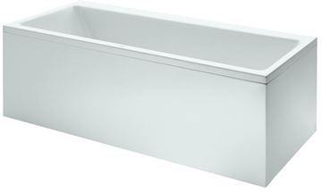 LAUFEN PRE rohová vaňa 180x80 cm, s konštrukciou a L-panelom pravým, akrylát