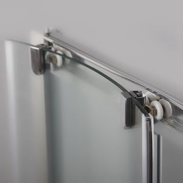 ROTH PROXIMA LINE PXR2N/800 sprchový kút 80x80 cm, R550, posuvné dvere, brillant/sklo satinato 531-800R55N-00-15 Obrázek - fotka