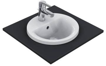 IDEAL STANDARD CONNECT umývadlo 38 cm, s otvorom pre batériu a prepadom