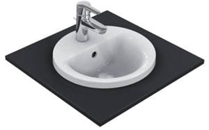 IDEAL STANDARD CONNECT umývadlo 38 cm, s otvorom pre batériu a prepadom