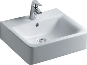 IDEAL STANDARD CONNECT CUBE umývadlo 50 cm, s otvorom pre batériu a prepadom