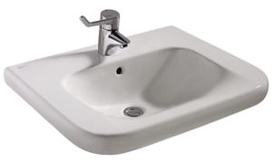 IDEAL STANDARD CONTOUR 21 bezbariérové umývadlo 60 cm, s otvorom pre batériu a prepadom