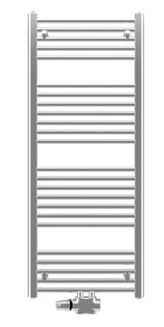 KORADO KORALUX LINEAR EXCLUSIVE - M kúpeľňový radiátor 1500/450, spodné stredové pripojenie, chróm