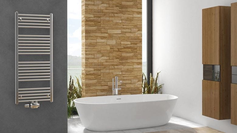 KORADO KORALUX LINEAR EXCLUSIVE - M kúpeľňový radiátor 1820/450, spodné stredové pripojenie, chróm KLX-182045-00M27 Obrázek - fotka