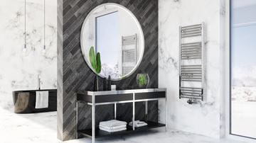 KORADO KORALUX LINEAR EXCLUSIVE - M kúpeľňový radiátor 1820/450, spodné stredové pripojenie, chróm KLX-182045-00M27 Obrázek - fotka
