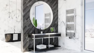 KORADO KORALUX LINEAR EXCLUSIVE - M kúpeľňový radiátor 1820/750, spodné stredové pripojenie, chróm KLX-182075-00M27 Obrázek - fotka