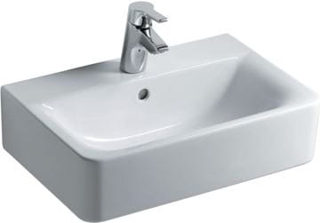 IDEAL STANDARD CONNECT SPACE CUBE umývadlo 55 cm, s otvorom pre batériu a prepadom