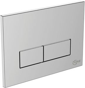 IDEAL STANDARD ovládacie tlačidlo Ideal System pre dve splachovania, plast, chróm
