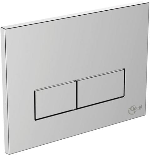 IDEAL STANDARD ovládacie tlačidlo Ideal System pre dve splachovania, plast, chróm W3708AA Obrázek - Hlavní obrázek