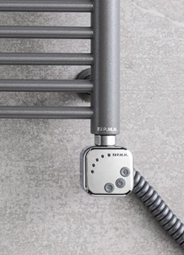 P.M.H. HT2 vykurovacia tyč 400W, elektrická, krútený kábel, s termostatom, čierna PMH-HT2-B-400W Obrázek - fotka