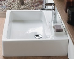 DURAVIT VERO umývadlo 100 cm, s otvorom pre batériu a prepadom, brúsené 0454100027 Obrázek - fotka