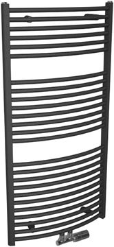 CONCEPT 200 TUBE EXTRA kúpeľňový radiátor 1175/600, stredové pripojenie, hliník S01