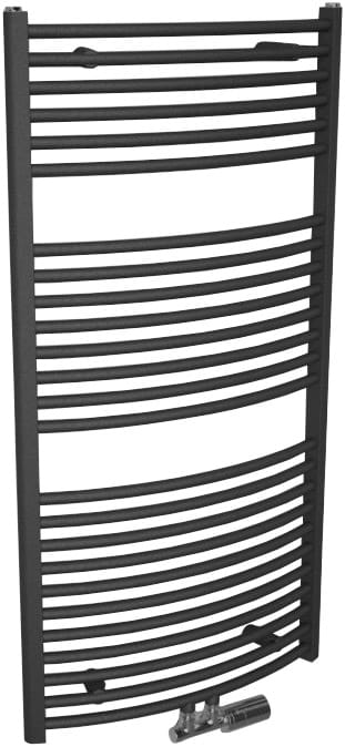 CONCEPT 200 TUBE EXTRA kúpeľňový radiátor 1655/450, stredové pripojenie, chróm