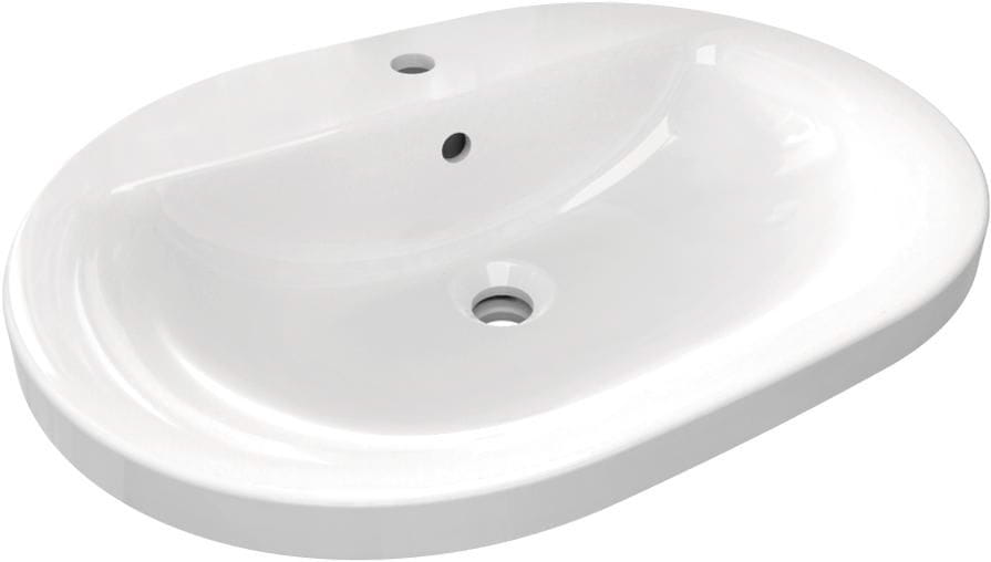 IDEAL STANDARD CONNECT umývadlo 62 cm, s otvorom pre batériu a prepadom