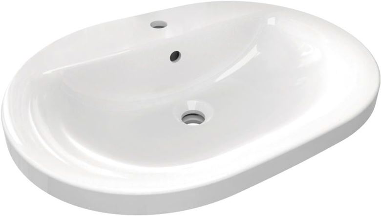 IDEAL STANDARD CONNECT umývadlo 62 cm, s otvorom pre batériu a prepadom E504001 Obrázek - Hlavní obrázek