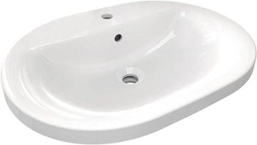 IDEAL STANDARD CONNECT umývadlo 62 cm, s otvorom pre batériu a prepadom