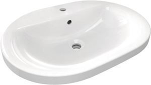 IDEAL STANDARD CONNECT umývadlo 62 cm, s otvorom pre batériu a prepadom